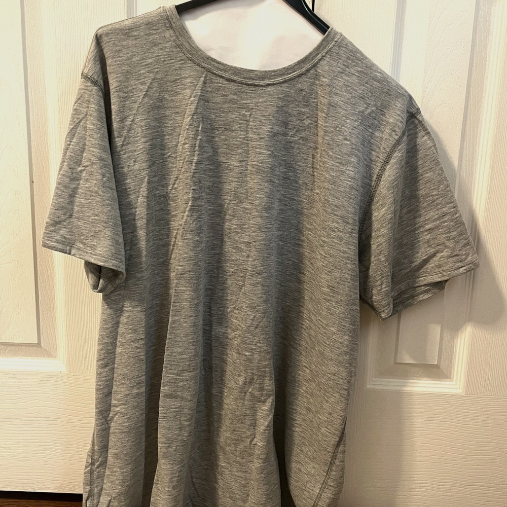 Duckworth Men's Merino Wool T-Shirt Vapor Tee Standard Gray (XL)